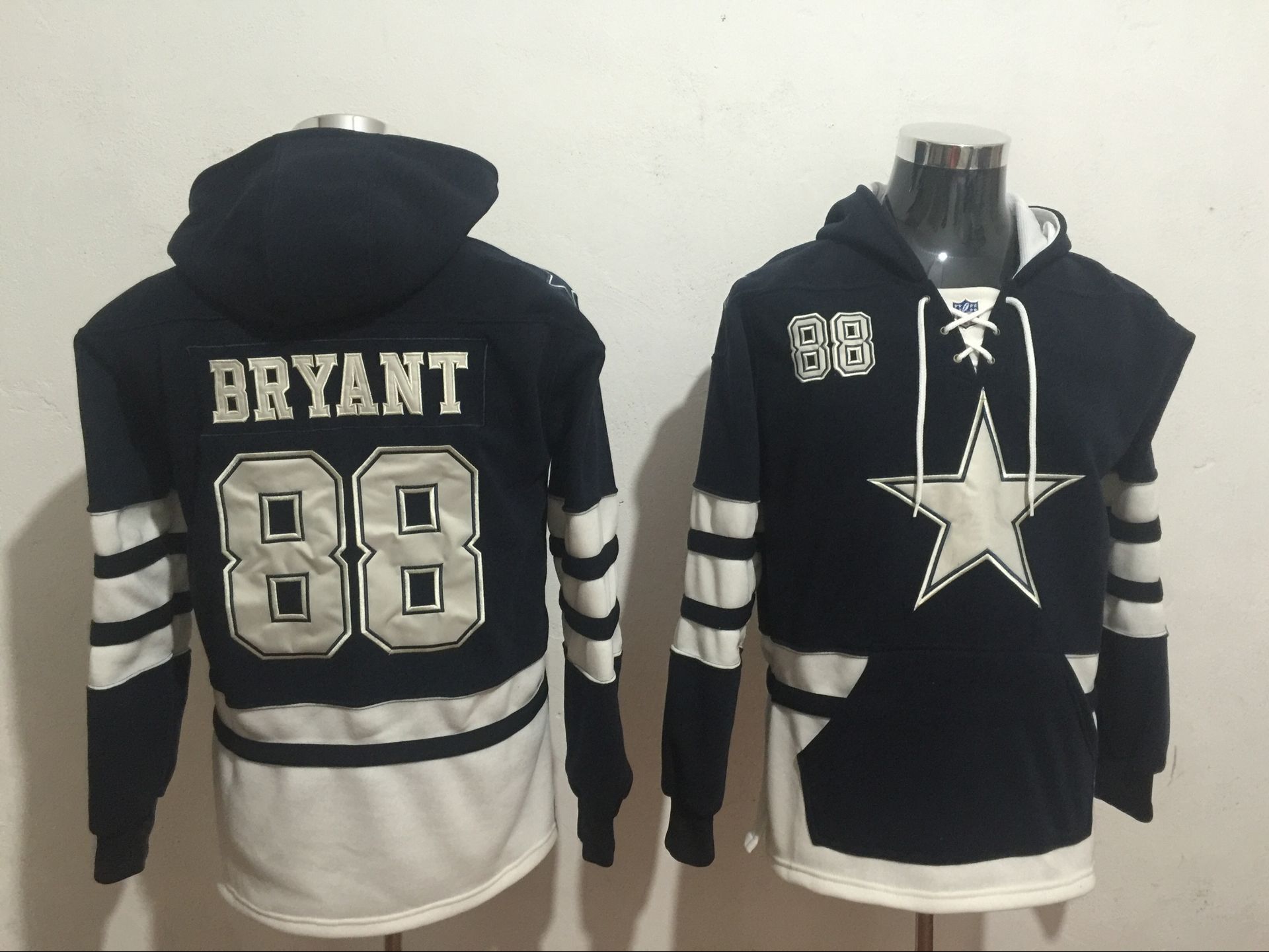 Men NFL Nike Dallas Cowboys 88 Bryant blue Sweatshirts